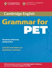 Cambridge grammar for Pet. Without answer.