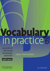 VOCABULARY IN PRACTICE 6 - UPPER INTERMEDIATE