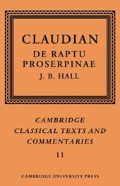 Claudian: De Raptu Proserpinae