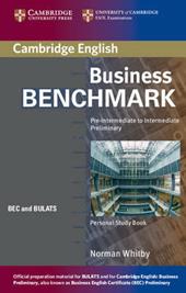 Business benchmark. Pre-intermediate to intermediate. Personal study book. Con espansione online
