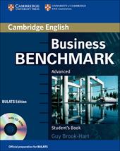 Business Benchmark. Advanced. BULATS Student's Book. Con CD-ROM