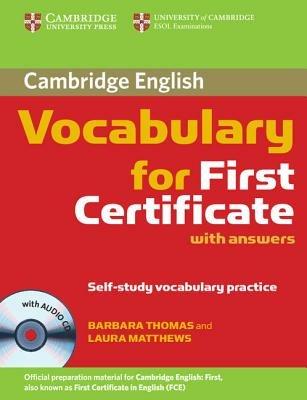 Cambridge vocabulary for first certificate. With answers. Con CD Audio  - Libro Cambridge 2008 | Libraccio.it