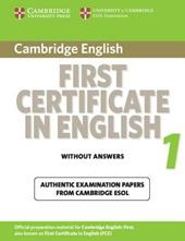 Cambridge first certificate in english. For updated exam. Student's book. Vol. 1