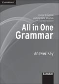 All in one. Grammar. Answer key. - Luoise Hashemi, Barbara Thomas - Libro Cambridge 2008 | Libraccio.it