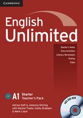 English Unlimited. Level A1 Teacher's Pack. Teacher's Book. Con DVD-ROM