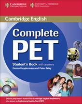 Complete Pet. Student's book. With answers. Con CD-ROM