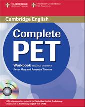 Complete Pet. Workbook. Con CD Audio