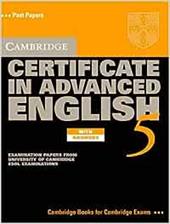 CAMBRIDGE CERTIFICATE IN ADVANCED ENGLISH 5. STUDENT'S BOOK+ANSWERS