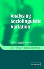 Analysing Sociolinguistic Variation