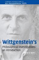 Wittgenstein's Philosophical Investigations - David G. Stern - Libro Cambridge University Press, Cambridge Introductions to Key Philosophical Texts | Libraccio.it
