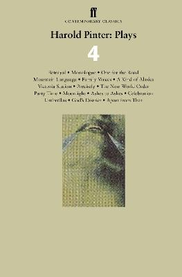 Harold Pinter: Plays 4 - Harold Pinter - Libro Faber & Faber | Libraccio.it