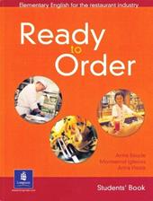 Ready to order. Student's book.