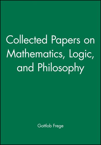 Collected Papers on Mathematics, Logic, and Philosophy - Gottlob Frege - Libro John Wiley and Sons Ltd | Libraccio.it