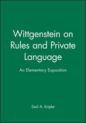 Wittgenstein on Rules and Private Language