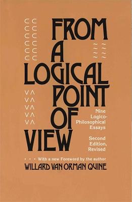 From a Logical Point of View - Willard Van Orman Quine - Libro Harvard University Press | Libraccio.it