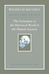 Wilhelm Dilthey: Selected Works, Volume III
