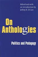 On Anthologies  - Libro University of Nebraska Press | Libraccio.it