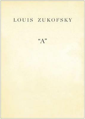 "A" - Louis Zukofsky - Libro New Directions Publishing Corporation | Libraccio.it