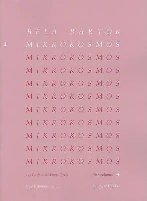 Béla Bartók - Mikrokosmos 4 - pianoforte  - Libro Boosey and Hawkes 2014 | Libraccio.it