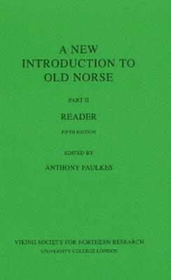 New Introduction To Old Norse  - Libro Viking Society for Northern Research | Libraccio.it
