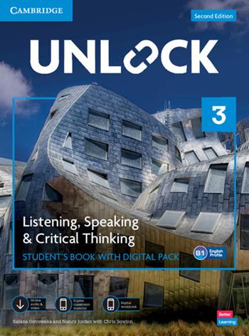 Unlock. Level 3. Listening, speaking & critical thinking. Student's book. Con e-book. Con espansione online. Con Video  - Libro Cambridge 2021 | Libraccio.it