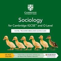 Cambridge IGCSE and O Level Sociology. Teacher's Resource Access Card - Jonathan Blundell, Katherine Roberts - Libro Cambridge 2023 | Libraccio.it