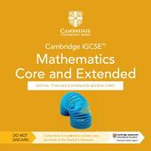 Cambridge IGCSE mathematics. Core and extended. Digital teacher's resource. Con espansione online