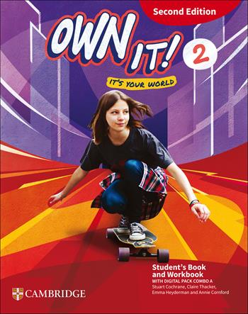 Own it! It's your world. Student's book and Workbook with Digital pack Combo A. Level 2. Per la Scuola media. - Claire Thacker, Samantha Lewis, Daniel Vincent - Libro Cambridge 2026 | Libraccio.it