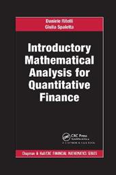 Introductory Mathematical Analysis for Quantitative Finance