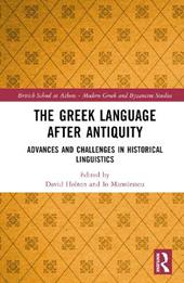 The Greek Language after Antiquity