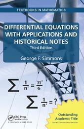 Differential Equations with Applications and Historical Notes