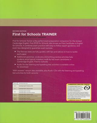 First for schools trainer. Six practice tests. Without answers. Con espansione online - Sarah Dymond, Felicity O'Dell, Helen Tiliouine - Libro Cambridge 2014 | Libraccio.it