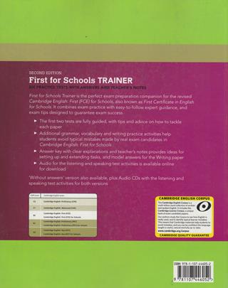 First for schools trainer. Six practice tests. With answers. Con espansione online - Sarah Dymond, Felicity O'Dell, Helen Tiliouine - Libro Cambridge 2014 | Libraccio.it