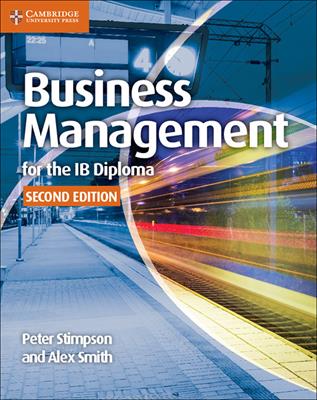Business Management for the IB Diploma - Peter Stimpson, Alex Smith - Libro Cambridge 2015 | Libraccio.it