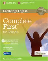 Complete First for schools. Con espansione online