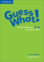 Guess what! Guess What! Level 3-4 Teacher's Resources and Test CDROM - Susannah Reed, Kay Bentley - Libro Cambridge 2016 | Libraccio.it