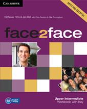Face2face. Upper intermediate. Workbook. With key. Con espansione online