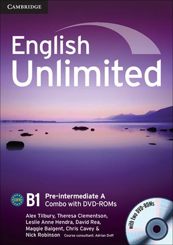 English Unlimited. Level B1 Combo A. Con DVD-ROM - Alex Tilbury, David Rea, Leslie A. Hendra - Libro Cambridge 2014 | Libraccio.it