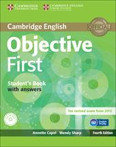 Objective first certificate. Student's book with answers. Con CD-ROM. Con espansione online
