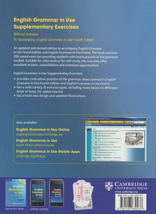 English grammar in use. Supplementary exercises without answers. Con espansione online - Louise Hashemi, Raymond Murphy - Libro Cambridge 2012 | Libraccio.it