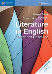Cambridge IGCSE: Literature in English. Teacher's Resource. CD-ROM