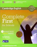 Complete first certificate for schools. Student's book-Workbook without answer. e CD-ROM. Con CD Audio. Con espansione online  - Libro Cambridge 2014 | Libraccio.it