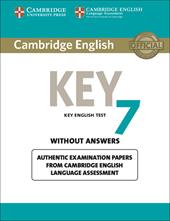 Cambridge English. Key for schools result. Without answers. Vol. 7