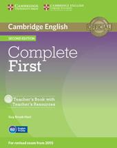 Complete First. Teacher's Book. Con CD-Audio