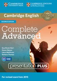 Complete Advanced. Presentation Plus. DVD-ROM - Guy Brook-Hart, Simon Haines - Libro Cambridge 2014 | Libraccio.it