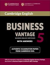 Cambridge English Business Certificate. Vantage 5 Student's Book with answers