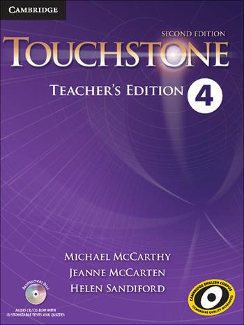 Touchstone. Level 4. Techear's Edition. Con CD-Audio - Michael McCarthy, Jane McCarten, Helen Sandiford - Libro Cambridge 2015 | Libraccio.it
