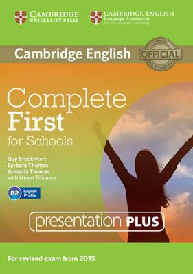 Complete First for Schools. Presentation Plus per lavagna interattiva. DVD-ROM - Guy Brook-Hart, Helen Tiliouine - Libro Cambridge 2014 | Libraccio.it