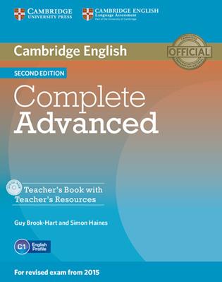 Complete Advanced. Teacher's book. Con CD-ROM - Guy Brook-Hart, Simon Haines - Libro Cambridge 2014 | Libraccio.it