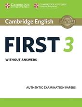B2 First. Cambridge English First. Student's book without Answers. Vol. 3